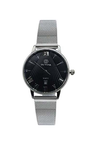 Olivera ساعة نسائية أنالوج من الفولاذ المقاوم للصدأ OL5026