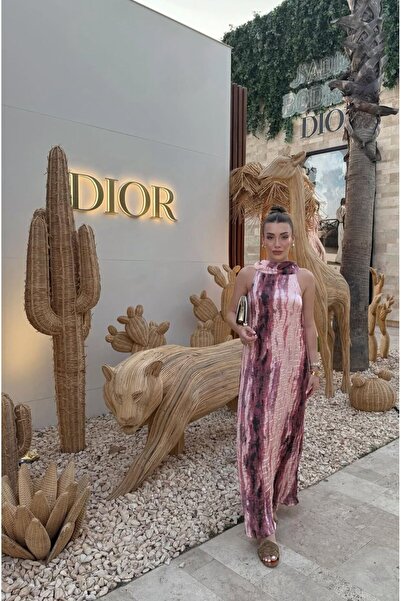 Nişantaşı Desenli elbise