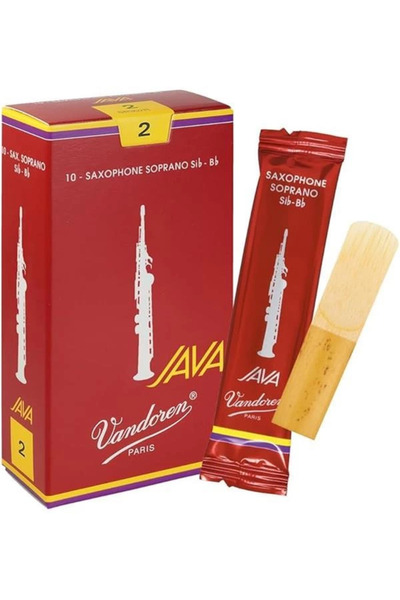 AyrStore SR302R Java Filed Kırmızı Kesim Soprano Saksafon Kamışları (Güç 2) (...