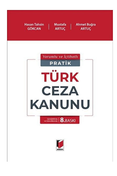 Adalet Yayınevi Pratik Türk Ceza Kanunu/ÖZEL BASKILI KRAFT DEFTER HEDİYE