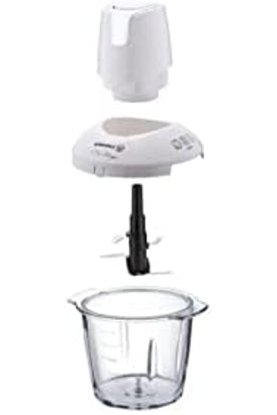 KORKMAZ A460-08 Pro Magic 4 Blade Glass Chopper Vanilla/Chrome