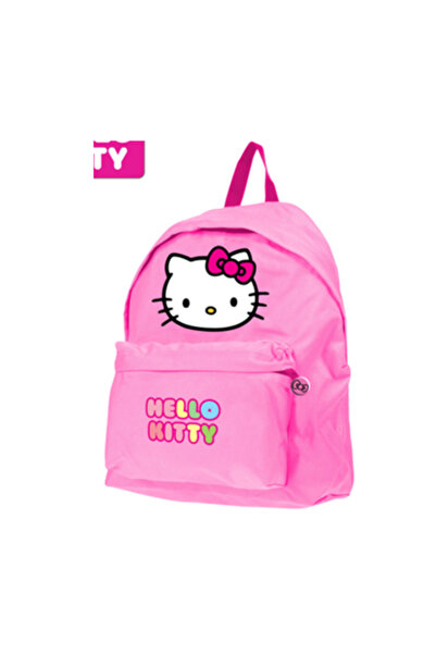 Hello Kitty Ghiozdan gradinita Hello Kitty, 1 compartiment, 30x22x13 cm, Roz