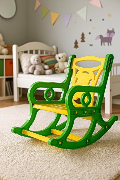 MOSTAFA Colorful baby rocking chair