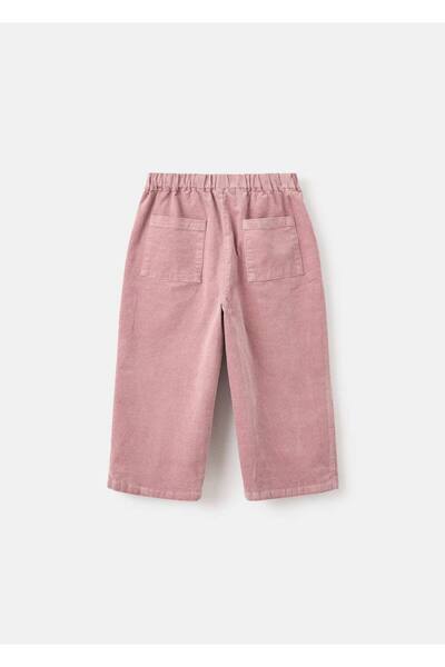 MANGO Baby Pamuklu fitilli kadife pantolon