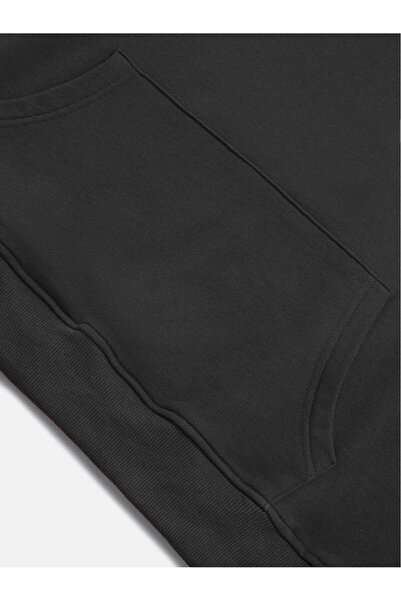 Mad&Calf Φούτερ Unisex Kawasaki H2R με στάμπα με κουκούλα Fleece Oversize