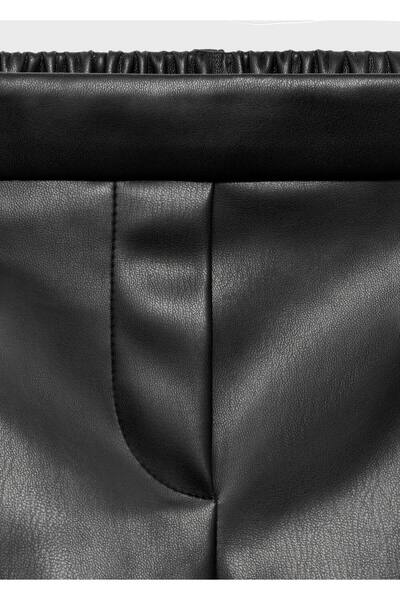 MANGO Kids Suni deri şort