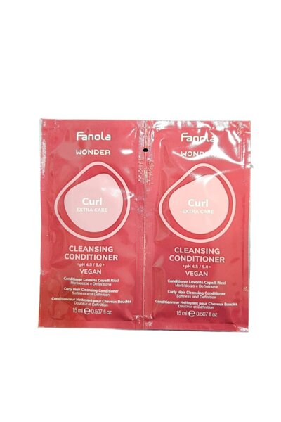 Fanola Tester Balsam pentru Par Cret - Wonder Curl Cleansing Conditioner 2x15ml