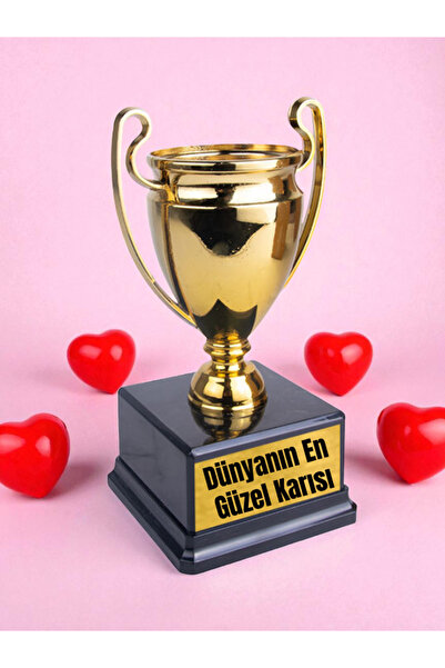 lili hediyelik En Güzel Karısı 23 cm Hediyelik - Evlilik Yıl Dönümü Hediyesi,...