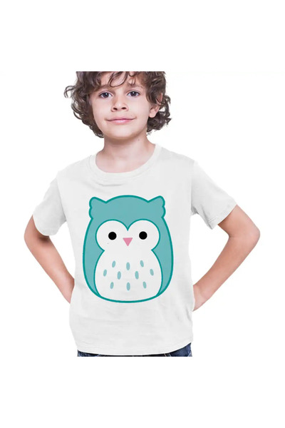 OEM Tricou Copii Baieti Squishmallows Bufnita Atena