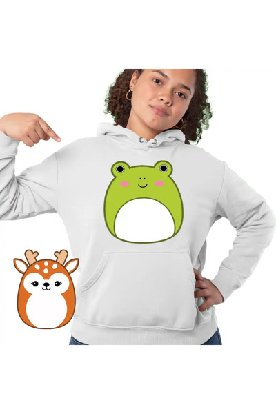 OEM Women's Hoodie Squish mallows Frog Frog