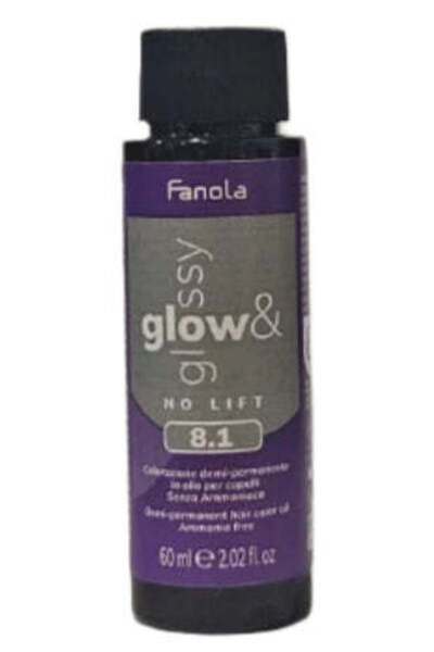 Fanola Toner de Par 8.1 Demi-permanent – No Yellow Glow&Glossy Blond Light Ash 60ml –