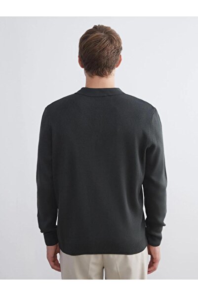 LC Waikiki LCWAIKIKI Polo Yaka Uzun Kollu Erkek Triko Kazak (W5)