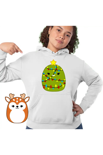 OEM Women's Sweatshirt Squishmallows Christmas Tree December