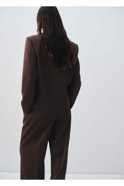 MANGO Woman Kruvaze blazer ceket