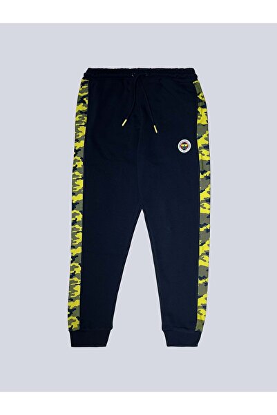 Fenerbahçe S.K. 25/26 Сезон Трибуна Камуфляж Детальний Чоловічий Спортивний Штани LACİVERT