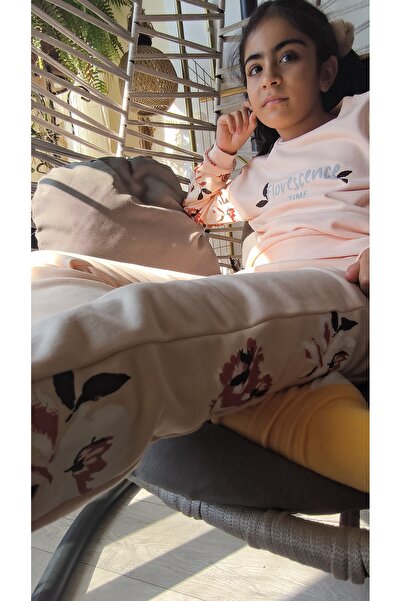 Miniworld Girls' Top and Bottom Set Long Sleeve Tracksuit Comfortable Stylish Modern Design