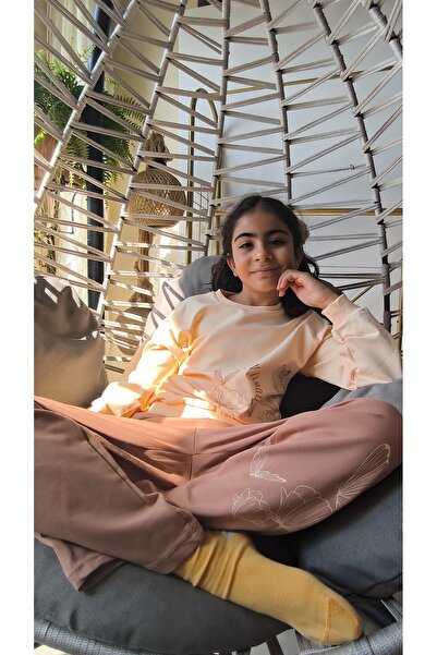 damla kids wear Girls' Long Sleeve Stylish Set, Tracksuit, Comfortable, Modern Style