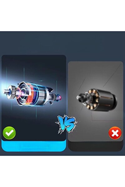 VALORİA 4 in 1 Portable Car Vacuum Cleaner, 120W Power, 15000Pa, Cordless, HEPA Filter,