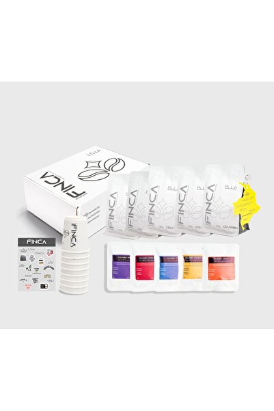 finca roasters بوكس محاصيل قهوة فاخر - Infusion coffee box