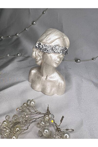 Love Candle Dekor İnci renk Maskeli Kadın Biblo, Maskeli Kız Büst, Dekoratif ...