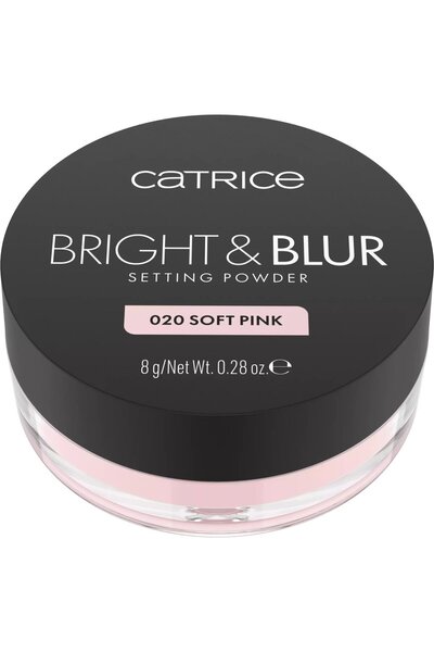 Catrice Setting Powder, 020 Soft Pink, Bright & Blur Setting Powder, 9 g,