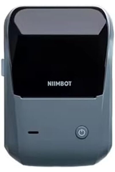 NiiMbot صانع ملصقات B1 مع التعريف التلقائي، طابعة ملصقات محمولة بلوتوث 2 بوصة سهلة الاستخدام