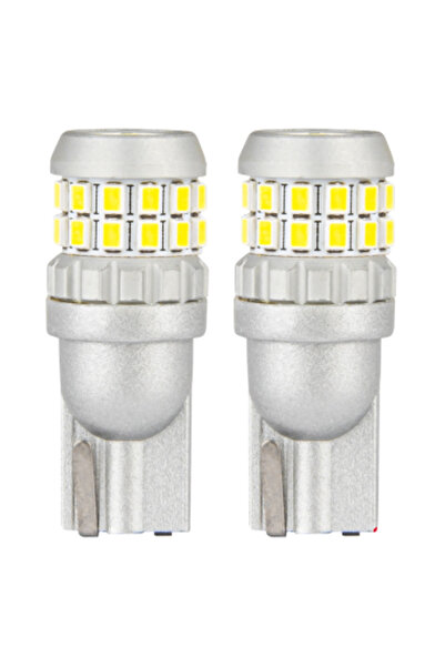 AMIO Set de 2 LED-uri Auto W5W, T10 Canbus, cu 30 smd, 12V/24V