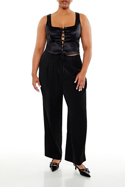 Forever 21 Plus Size Wide-Leg Pantolon
