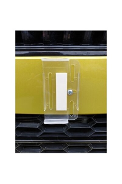 Xenon Bright Slim Transparent Car License Plate Holder Set 4pcs