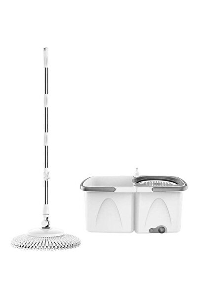Generic Arabest Spin Mop and Bucket with Wringer Set - for Home Kitchen Floor Cleaning - Wet/Dry Usage on H