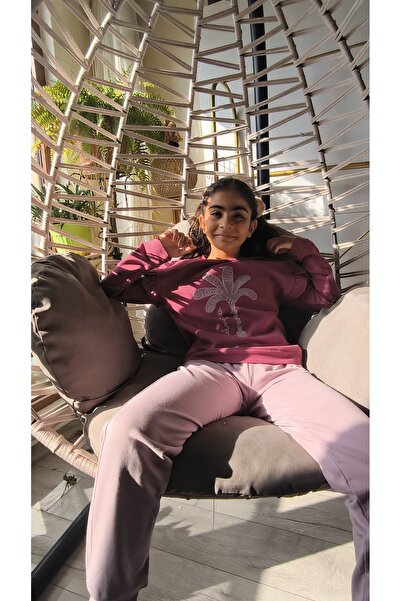 Miniworld Girls' Top and Bottom Set Long Sleeve Tracksuit Comfortable Stylish Modern Design