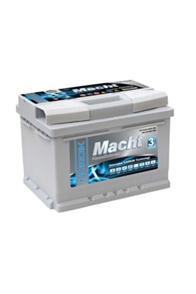 Macht Μπαταρία αυτοκινήτου, NORDIK 12V 63Ah, 600 A, 242x175x175mm