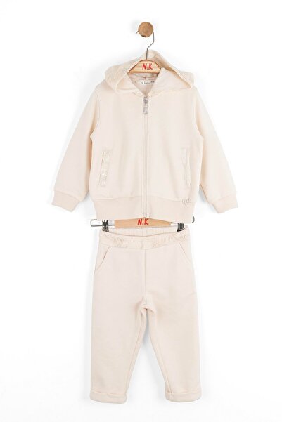 nk kids Nk girl baby mesh set 1-4 age cream