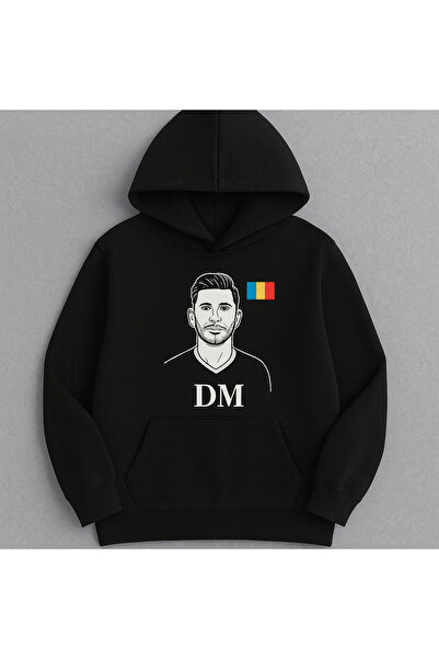 CLASSY.MODA DM Hoodie – Φούτερ με πορτραίτο με σημαία της Ρουμανίας |   Ψηφια...
