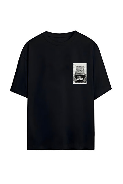 GraffTee تي شيرت قطني كبير الحجم للجنسين من كيدي