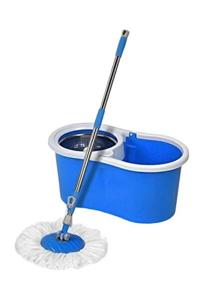 Generic Home Magic Floor Cleaning Mop And Bucket Blue/White/Silver
