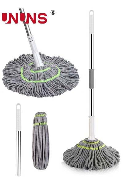 Generic UNUNS Self Wringing Mop for Floor Cleaning,Long Handled Twist Mop with 1 mop head for Kitchen,Home
