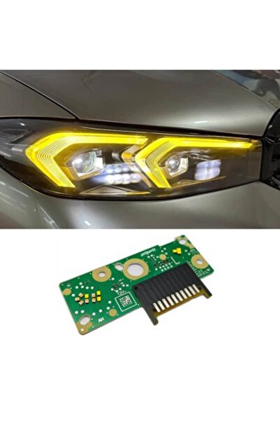 Xenon Bright Set of 2 yellow modules CSL Style Angel Eyes DRL BMW 3 Series G20 LCI Facelift 2018-2022