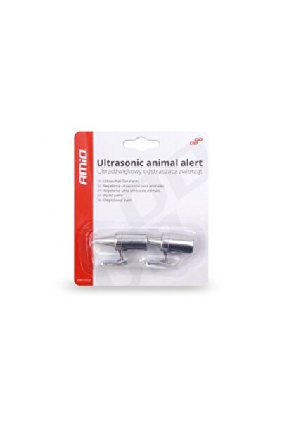 AMIO Ultrasonic whistle for scaring animals set of 2 chrome