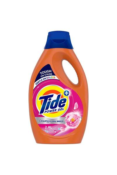 Generic جل غسيل تايد باور جل برائحة نسيم الزهور 2.8 لتر