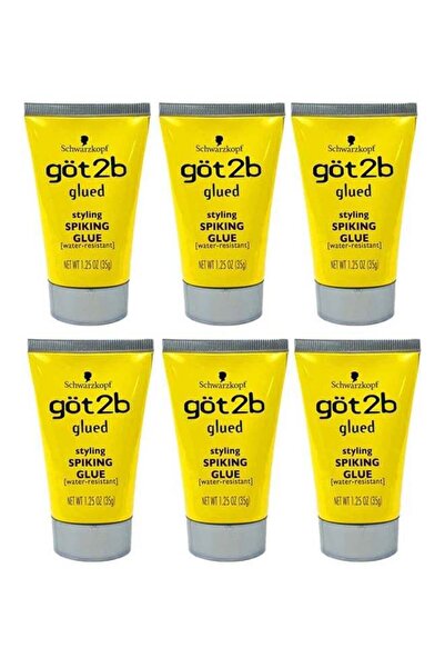 Schwarzkopf Got2b Pack of 6 - Glued Spiking Glue 35 x 6ml