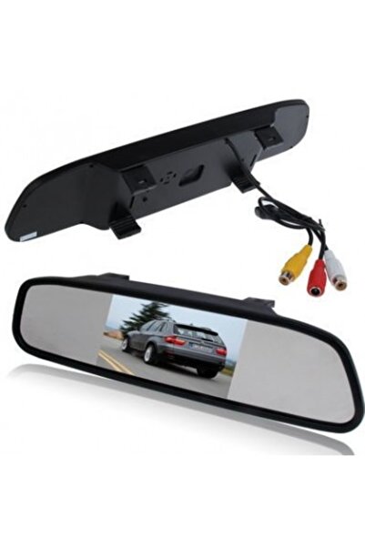Xenon Bright 4.3'' LCD car display on the rearview mirror 12v