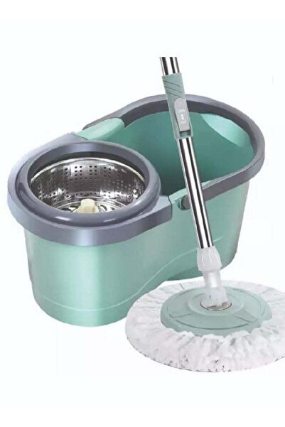 Generic مجموعة ممسحة ودلو من دريمونز لينك، ممسحة دوارة 360 درجة مع دلو ورأسين...