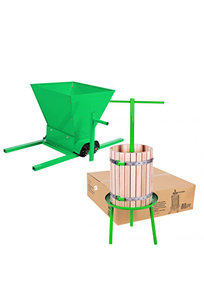 drk Zdrobitor de struguri manual + Teasc pentru struguri 40 L