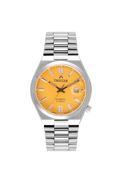 Tristar NJ Series Men's Automatic Watch Stainless Steel Bracelet Wrist Watch for Men
