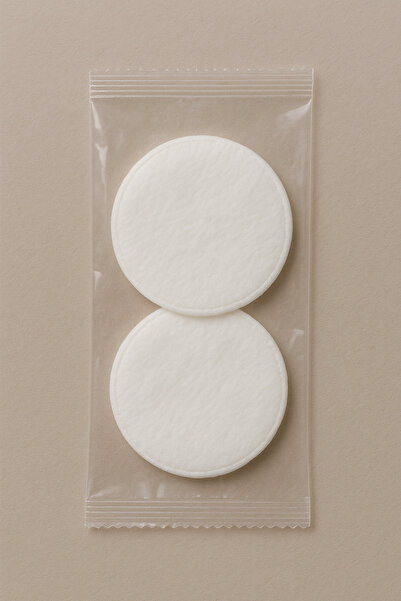 AVADORE COSMETIC 2'li Set DİSK MAKYAJ PAMUĞU - Seyehat Kiti-OTEL BUKLET-Hijyen Seti -Şeffaf Ambalajlı - 1000 Adet