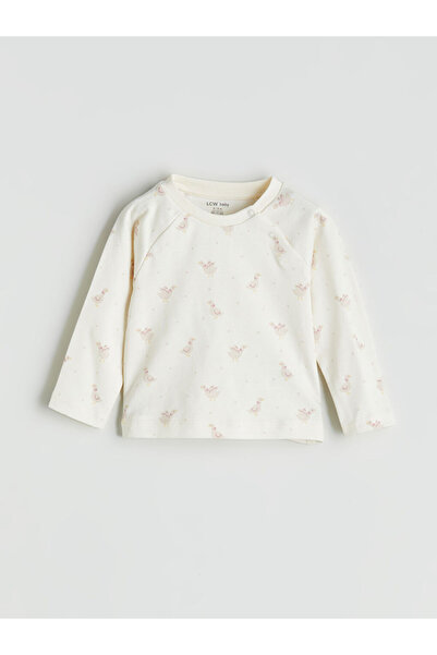 LC Waikiki Sparkling Choices from Shining Store | Printed Baby Girl T-Shirt, Pants and Beanie 3-Piece Set