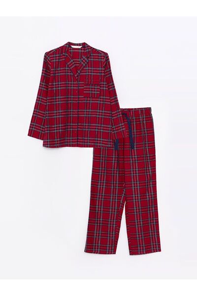 LC Waikiki Yılbaşı Temalı Uzun Kollu Kadın Pijama Takımı
