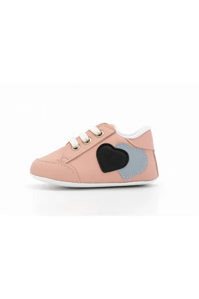 mini mia Baby Girl Sneakers - Heart Design, Flexible and Soft