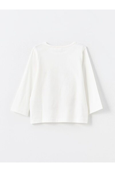 LC Waikiki Lcw Baby Crew Neck Long Sleeve Bambi Printed Baby Girl Pajamas Suit